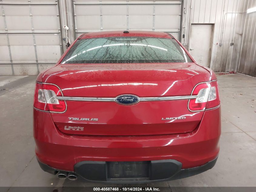 2010 Ford Taurus Limited VIN: 1FAHP2FW8AG116826 Lot: 40587468