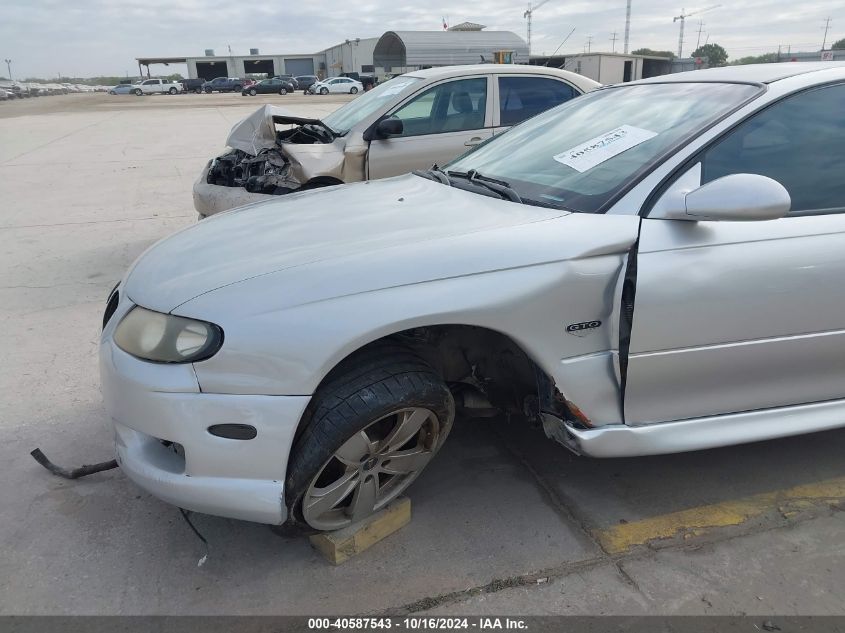 2004 Pontiac Gto VIN: 6G2VX12G74L258626 Lot: 40587543