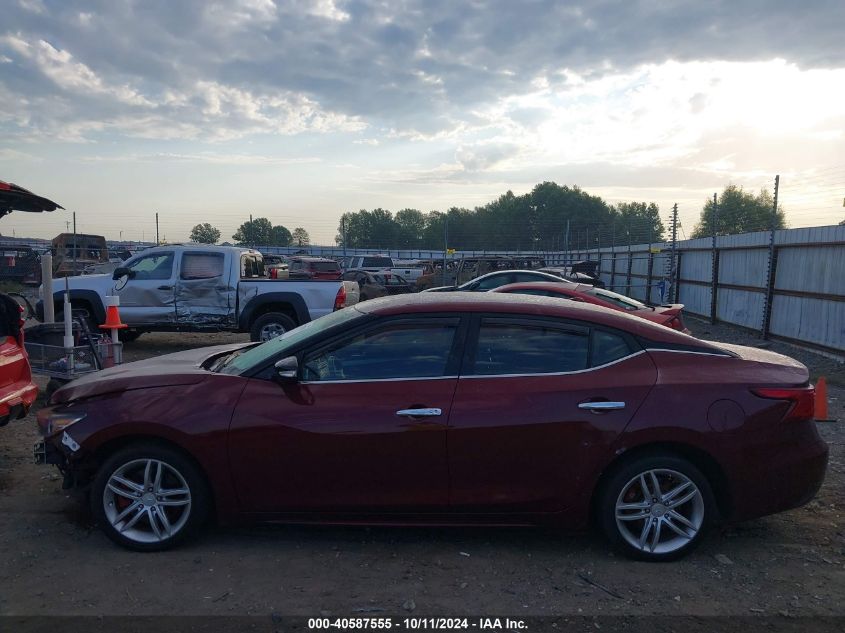 2018 Nissan Maxima 3.5 Sv VIN: 1N4AA6AP5JC374884 Lot: 40587555