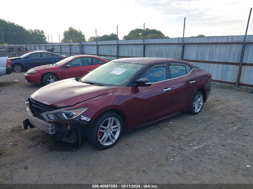 1N4AA6AP5JC374884 2018 Nissan Maxima 3.5S/Sv/Sl/Sr/Plat