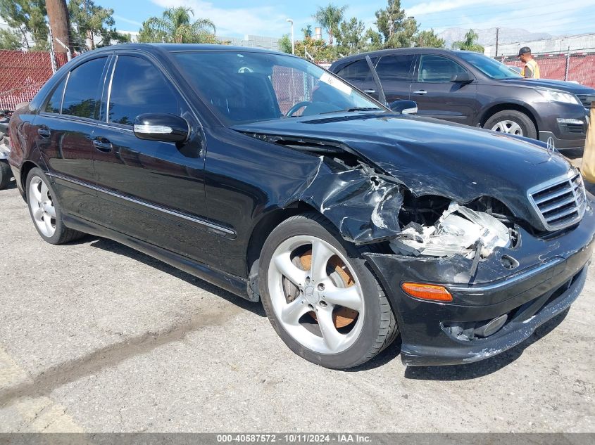 2005 Mercedes-Benz C 230 Kompressor Sport VIN: WDBRF40J45F690473 Lot: 40587572