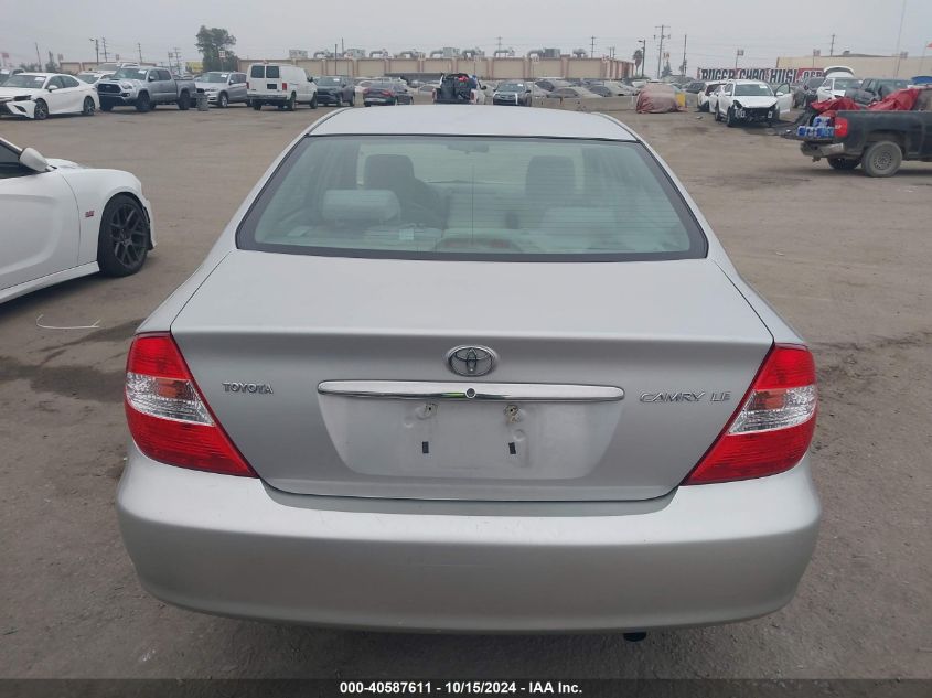 2004 Toyota Camry Le VIN: 4T1BE32K94U329509 Lot: 40587611