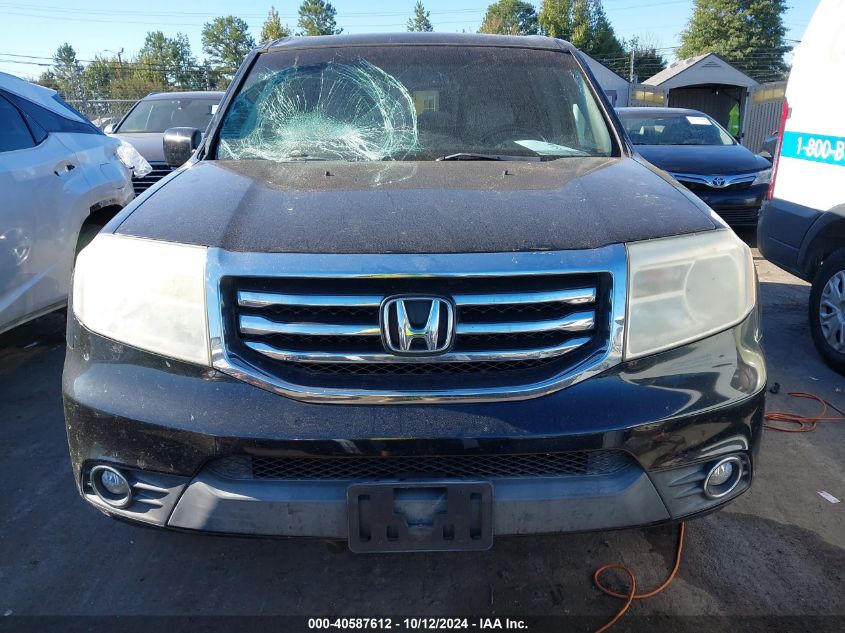 2012 Honda Pilot Exl VIN: 5FNYF4H62CB029927 Lot: 40587612