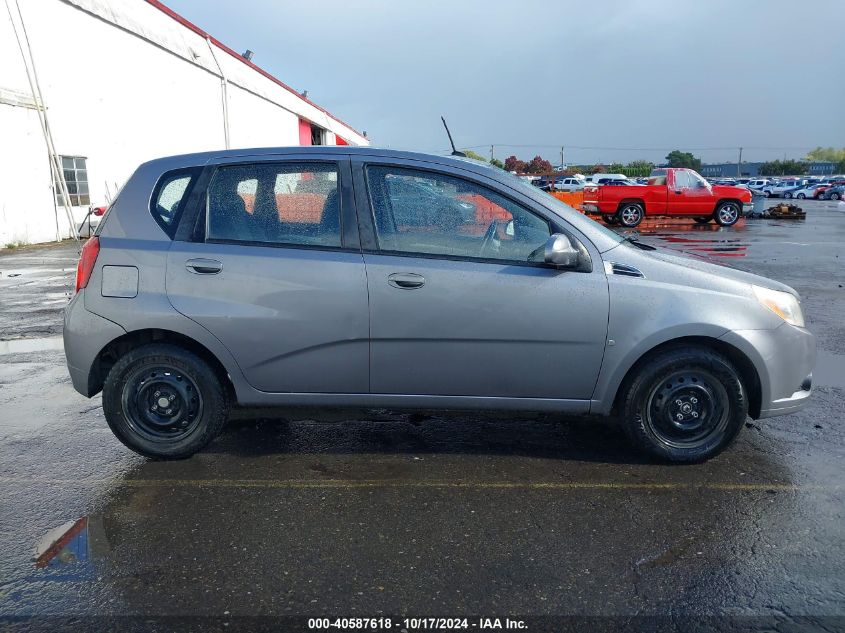 2009 Chevrolet Aveo Ls VIN: KL1TD66E39B384243 Lot: 40587618