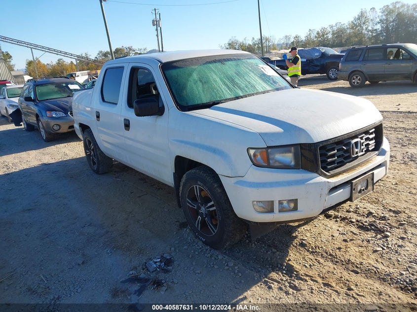 2012 HONDA RIDGELINE VIN: 5FPYK1F77CB454024