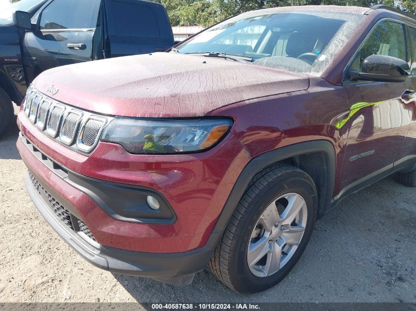 2022 Jeep Compass Latitude 4X4 VIN: 3C4NJDBB8NT231571 Lot: 40587638