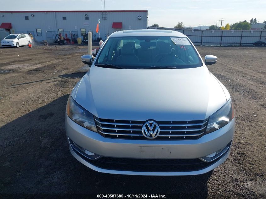 1VWCN7A36DC137073 2013 Volkswagen Passat 2.0L Tdi Sel Premium