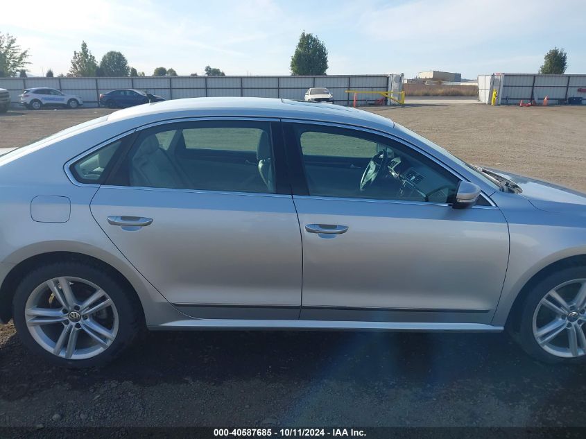 1VWCN7A36DC137073 2013 Volkswagen Passat 2.0L Tdi Sel Premium