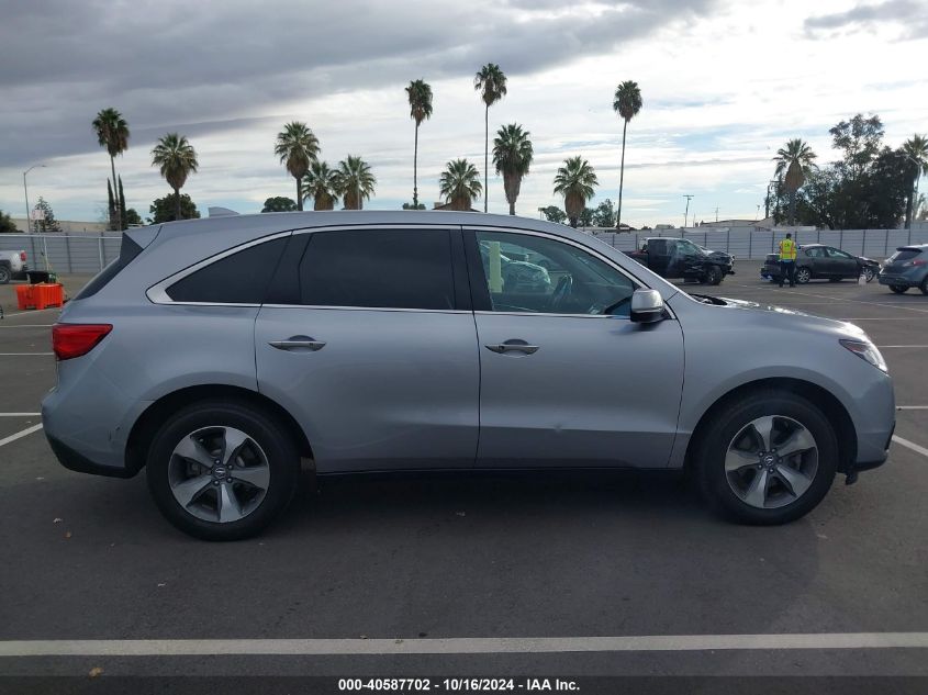 2016 Acura Mdx Acurawatch Plus Package VIN: 5FRYD4H27GB057813 Lot: 40587702