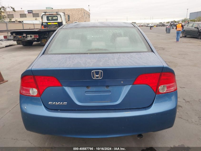 2007 Honda Civic Lx VIN: 1HGSA165X7L126022 Lot: 40587795