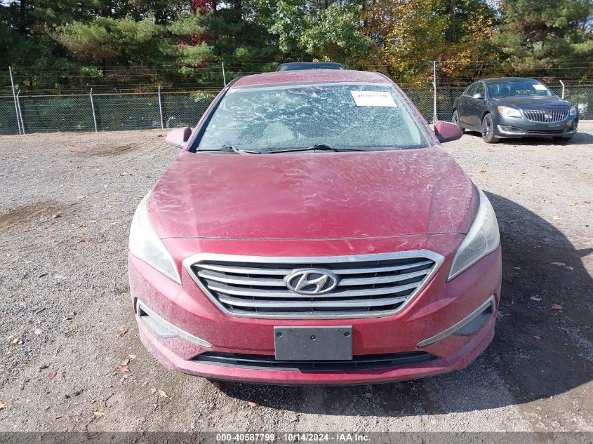 2015 Hyundai Sonata Se VIN: 5NPE24AF4FH170190 Lot: 40587799