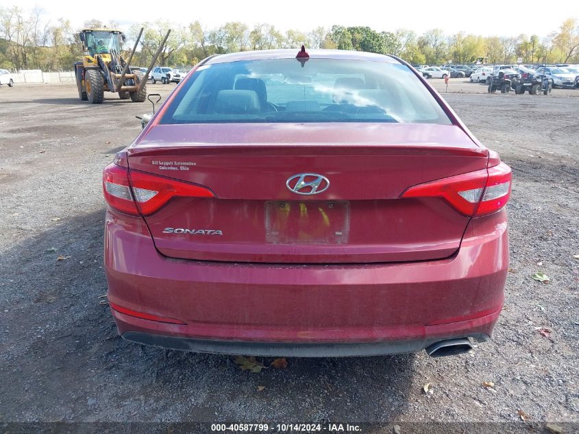 2015 Hyundai Sonata Se VIN: 5NPE24AF4FH170190 Lot: 40587799