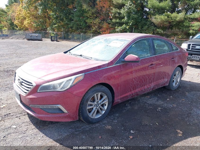 2015 Hyundai Sonata Se VIN: 5NPE24AF4FH170190 Lot: 40587799