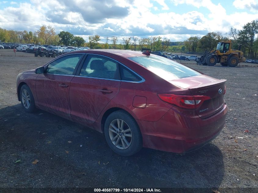 2015 Hyundai Sonata Se VIN: 5NPE24AF4FH170190 Lot: 40587799