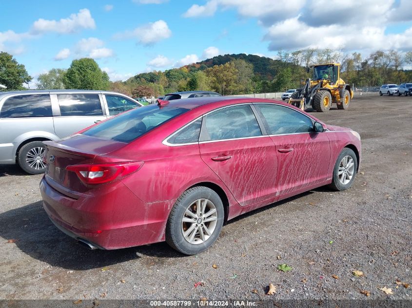 2015 Hyundai Sonata Se VIN: 5NPE24AF4FH170190 Lot: 40587799