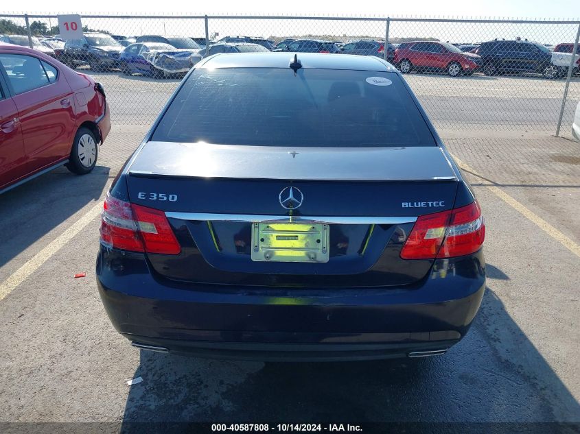 2011 Mercedes-Benz E 350 Bluetec VIN: WDDHF2EBXBA305760 Lot: 40587808