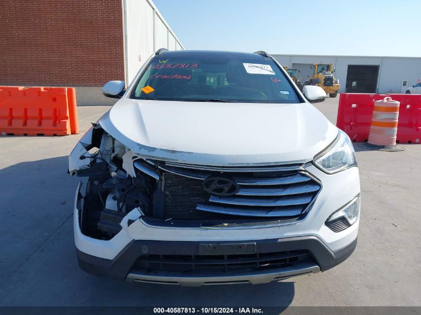 2015 Hyundai Santa Fe Limited VIN: KM8SR4HF4FU116345 Lot: 40587813