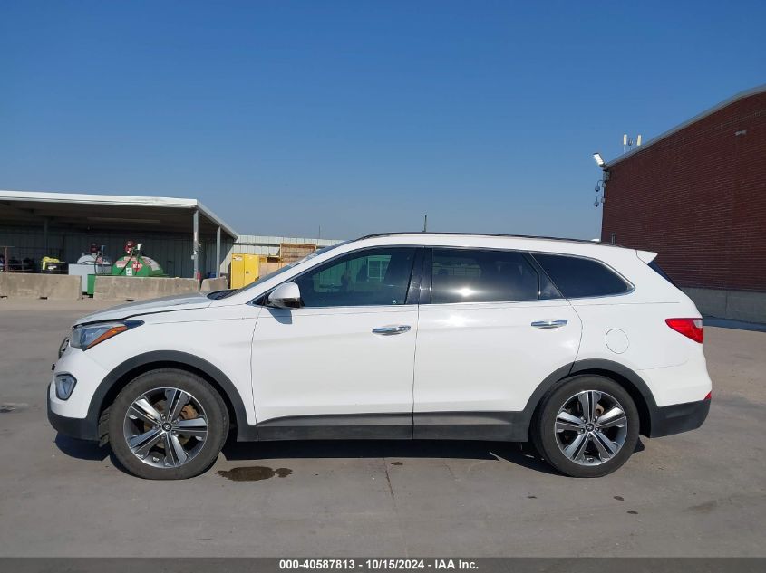 2015 Hyundai Santa Fe Limited VIN: KM8SR4HF4FU116345 Lot: 40587813