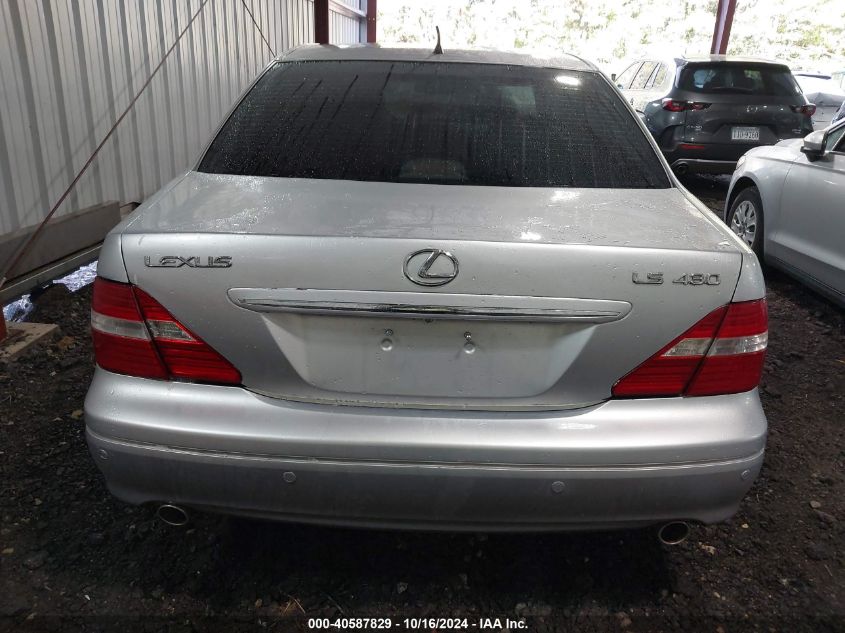 2005 Lexus Ls 430 VIN: JTHBN36F555006084 Lot: 40587829