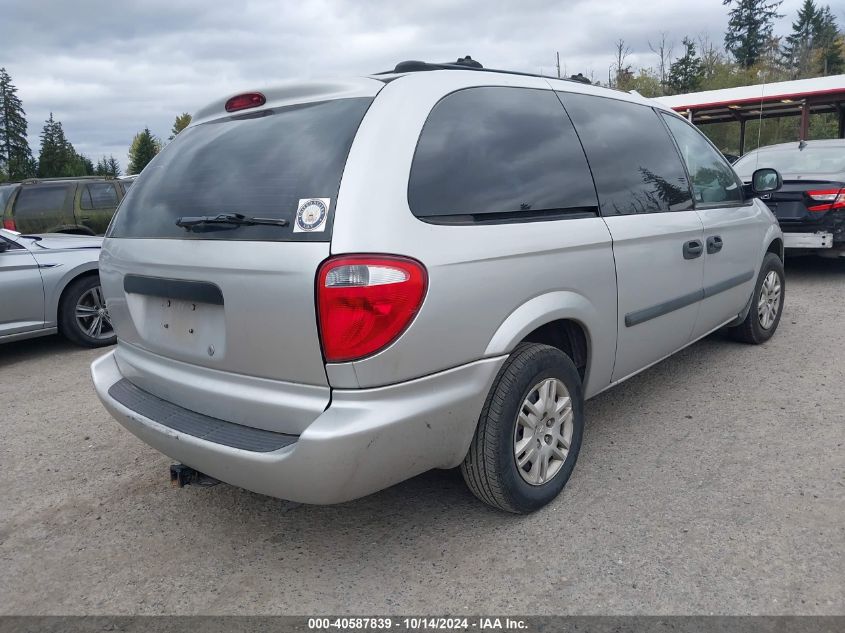 2005 Dodge Grand Caravan Se VIN: 1D4GP24R25B234556 Lot: 40587839