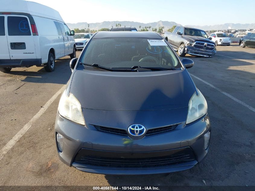 2014 Toyota Prius Three VIN: JTDKN3DU7E0366487 Lot: 40587844