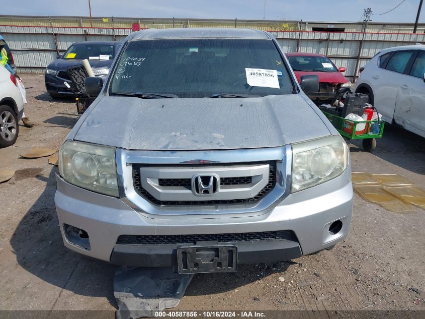 2011 Honda Pilot Lx VIN: 5FNYF3H23BB038142 Lot: 40587856