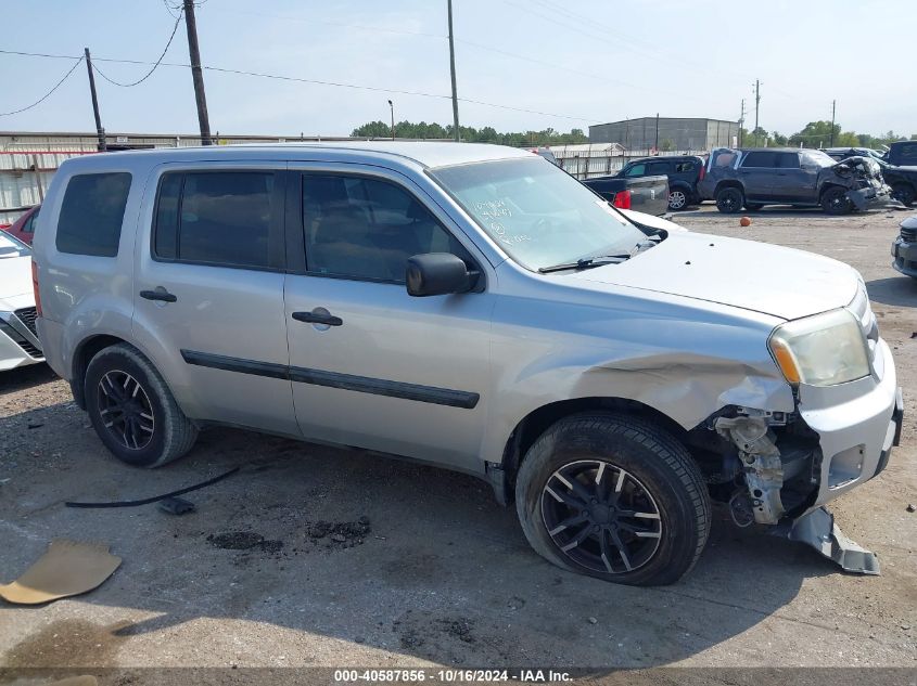 2011 Honda Pilot Lx VIN: 5FNYF3H23BB038142 Lot: 40587856