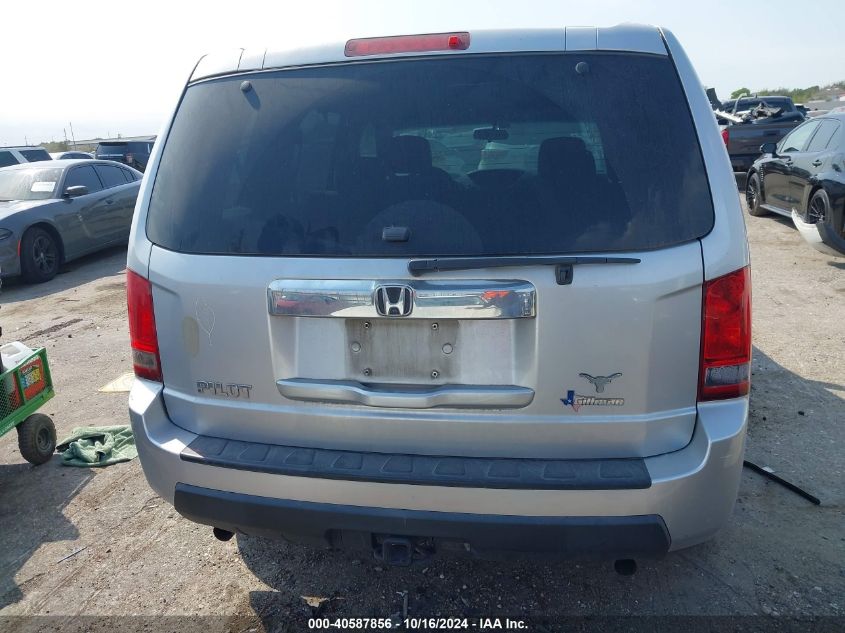 2011 Honda Pilot Lx VIN: 5FNYF3H23BB038142 Lot: 40587856