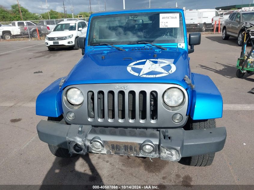 2014 Jeep Wrangler Freedom Edition VIN: 1C4AJWAG9EL215270 Lot: 40587868