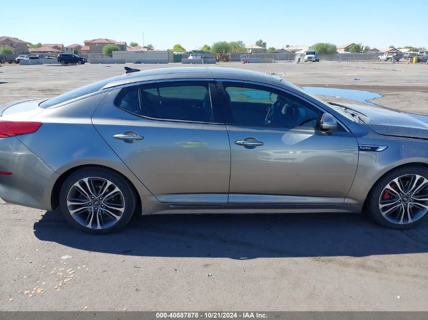 2014 Kia Optima Sxl Turbo VIN: 5XXGR4A69EG303704 Lot: 40587878