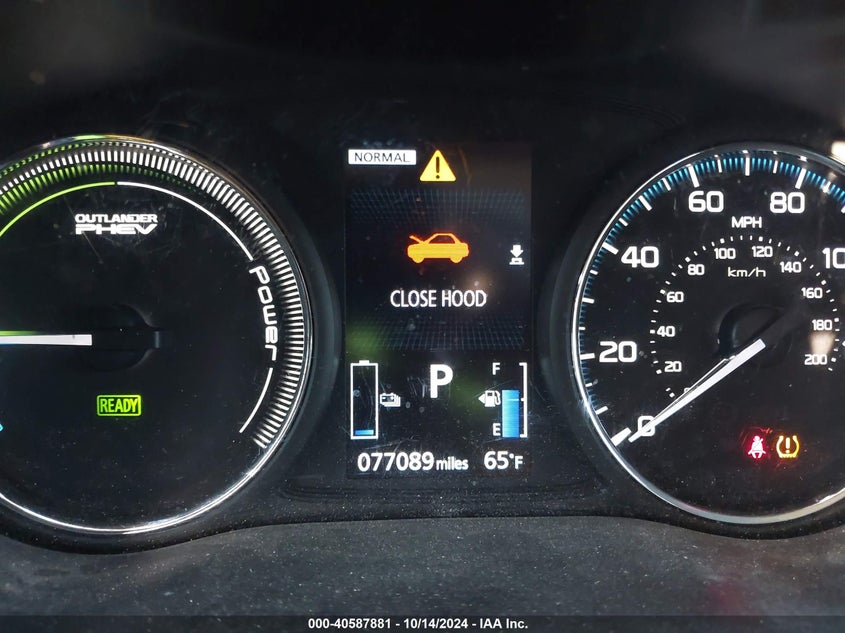 2018 Mitsubishi Outlander Phev Se/Gt VIN: JA4J24A54JZ051542 Lot: 40587881