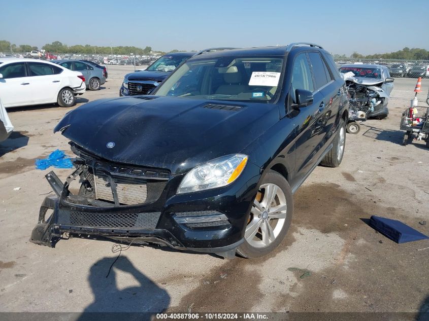 VIN 4JGDA0EB9FA502125 2015 Mercedes-Benz Ml 250 Blu... no.2