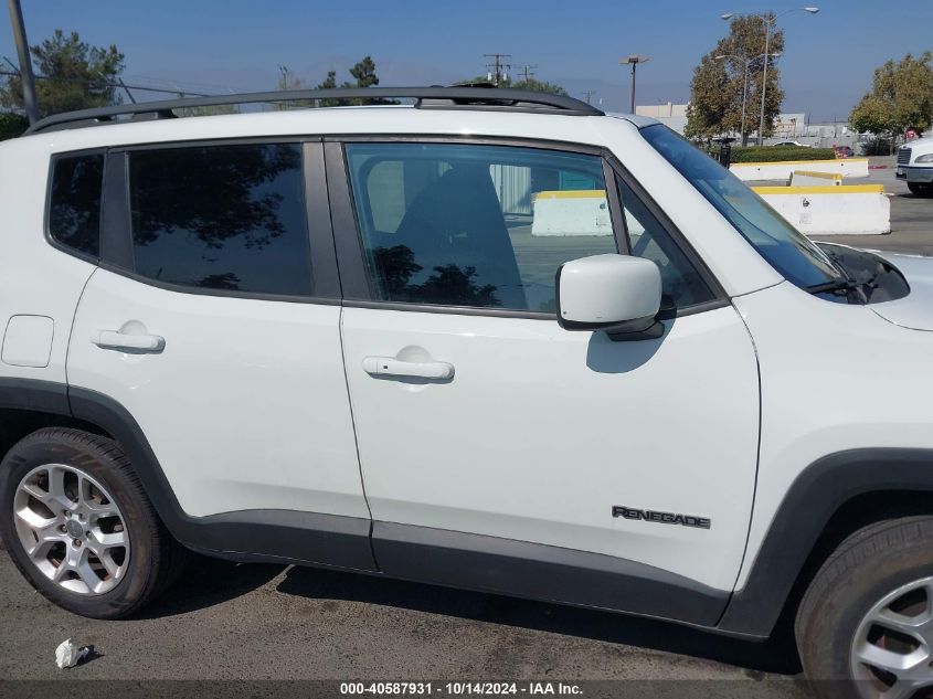 2016 Jeep Renegade Latitude VIN: ZACCJABT9GPE35305 Lot: 40587931