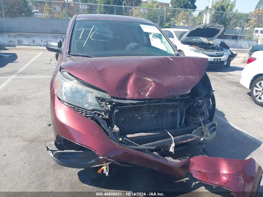 2012 Honda Cr-V Lx VIN: 5J6RM3H35CL014470 Lot: 40588021