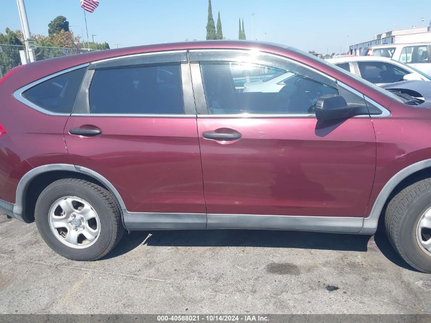 2012 Honda Cr-V Lx VIN: 5J6RM3H35CL014470 Lot: 40588021