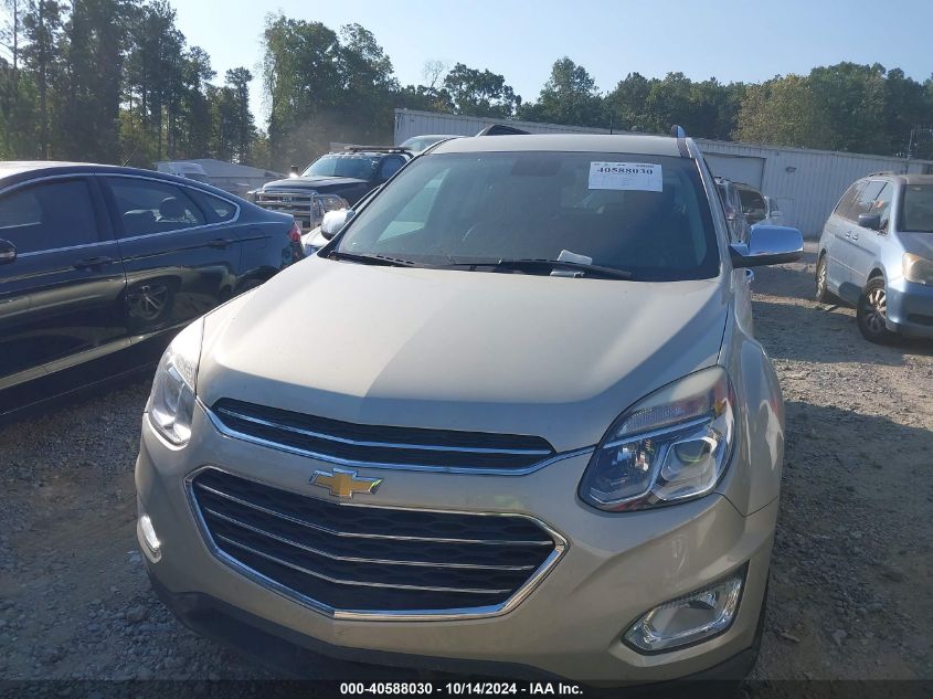 2016 Chevrolet Equinox Ltz VIN: 2GNALDEK7G1122650 Lot: 40588030