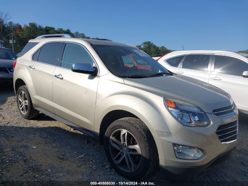 2016 Chevrolet Equinox Ltz VIN: 2GNALDEK7G1122650 Lot: 40588030
