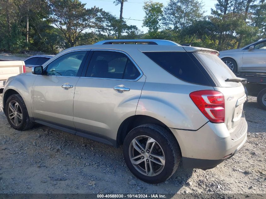 2016 Chevrolet Equinox Ltz VIN: 2GNALDEK7G1122650 Lot: 40588030
