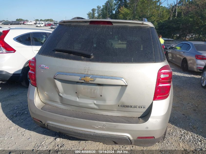 2016 Chevrolet Equinox Ltz VIN: 2GNALDEK7G1122650 Lot: 40588030