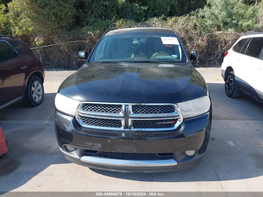 2012 Dodge Durango Sxt VIN: 1C4RDHAGXCC278512 Lot: 40588079