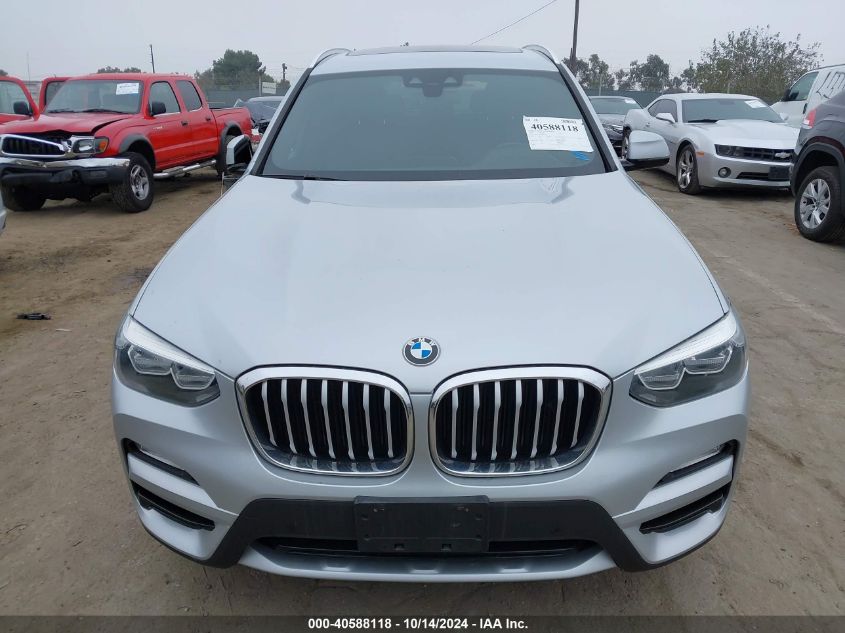 2019 BMW X3 Sdrive30I VIN: 5UXTR7C57KLR51735 Lot: 40588118