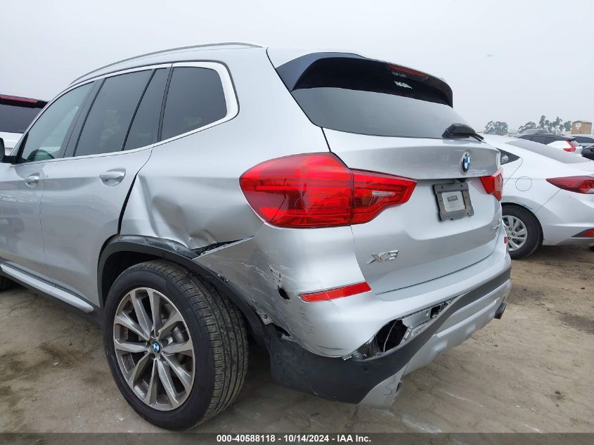 2019 BMW X3 Sdrive30I VIN: 5UXTR7C57KLR51735 Lot: 40588118