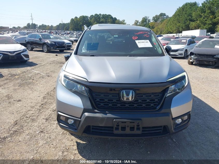 2019 Honda Passport Ex-L VIN: 5FNYF8H55KB026906 Lot: 40588140