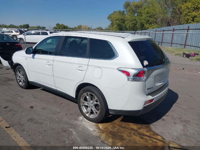 2014 Mitsubishi Outlander Gt VIN: JA4JZ4AX1EZ002768 Lot: 40588225