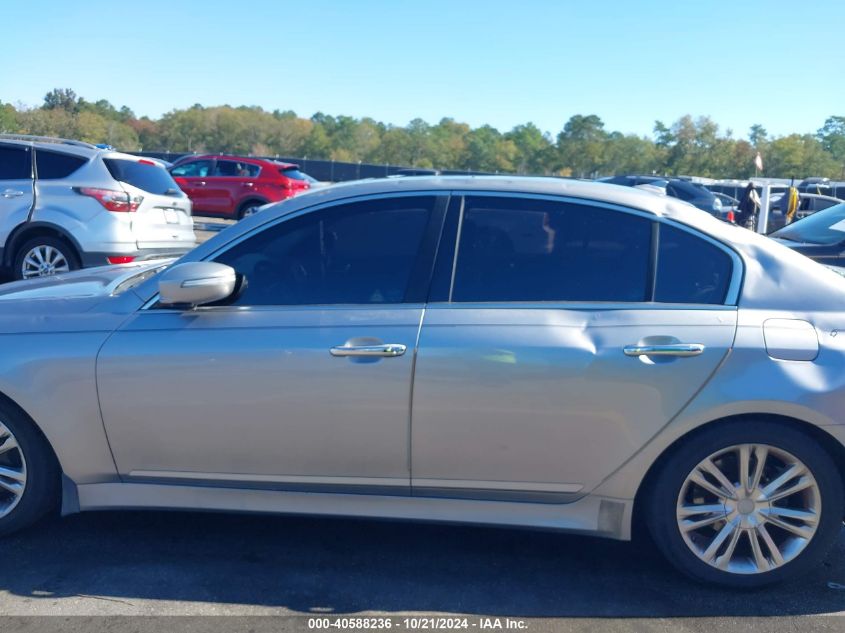 2013 Hyundai Genesis 3.8 VIN: KMHGC4DD8DU232642 Lot: 40588236