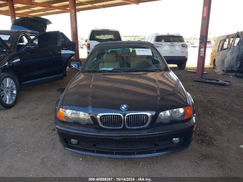 2002 BMW 325Ci VIN: WBABS334X2PG87856 Lot: 40588267