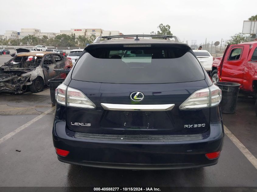 2010 Lexus Rx 350 VIN: 2T2ZK1BA6AC026263 Lot: 40588277