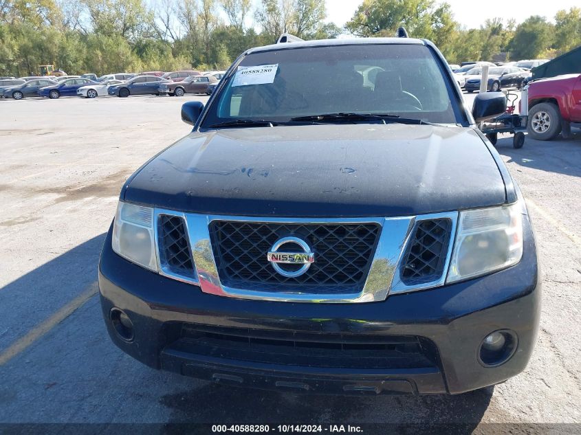 2012 Nissan Pathfinder Sv VIN: 5N1AR1NN2CC611828 Lot: 40588280