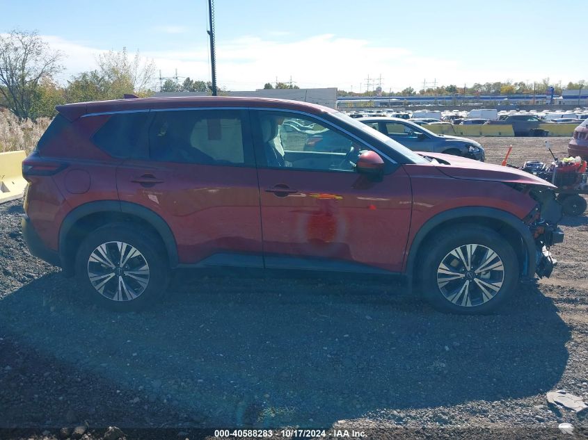 2022 Nissan Rogue Sv Intelligent Awd VIN: 5N1BT3BB6NC726236 Lot: 40588283