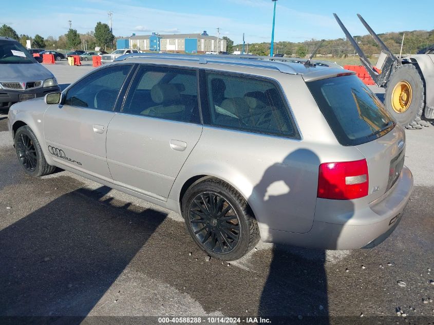 2001 Audi A6 Avant VIN: WAULH54B21N022288 Lot: 40588288